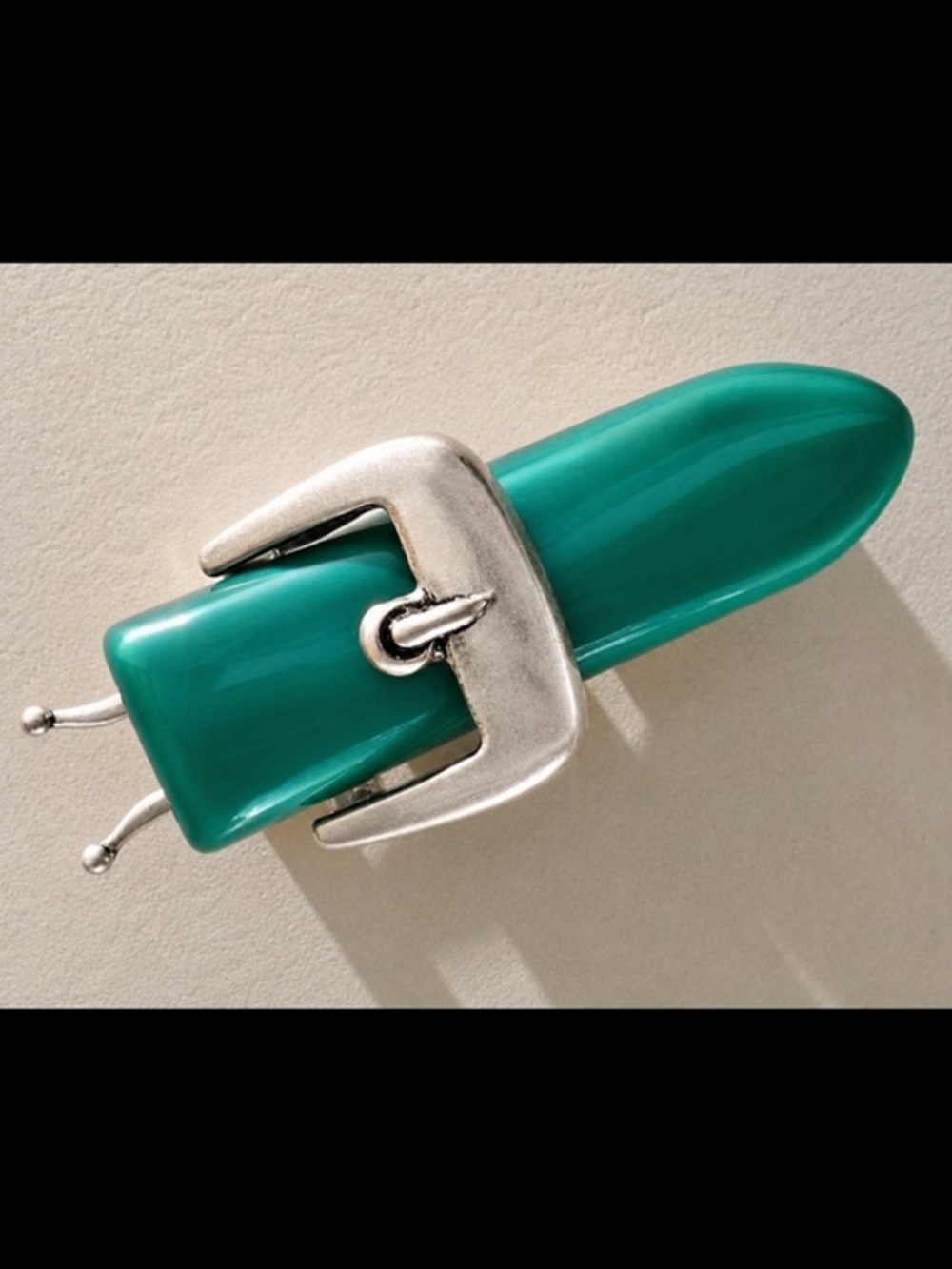 Green silver Free people Snail Brooch πππ